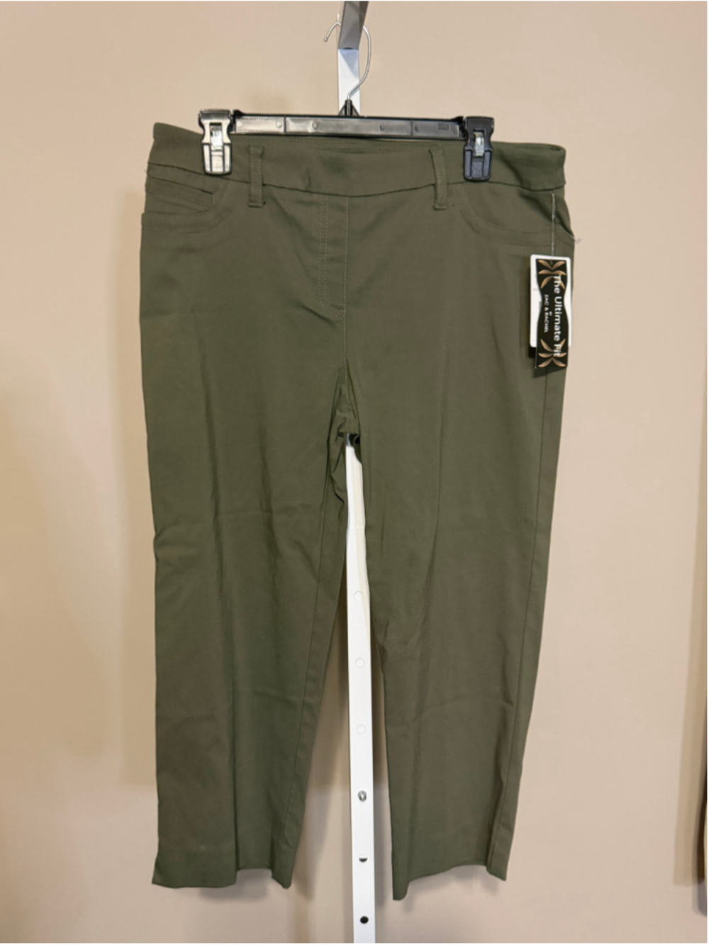 Women's Zac & Rachel Pants Size 10 Green The Ultimate Fit